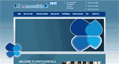 Desktop Screenshot of dentessentials.com