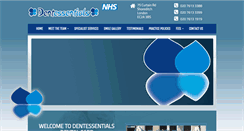 Desktop Screenshot of dentessentials.co.uk